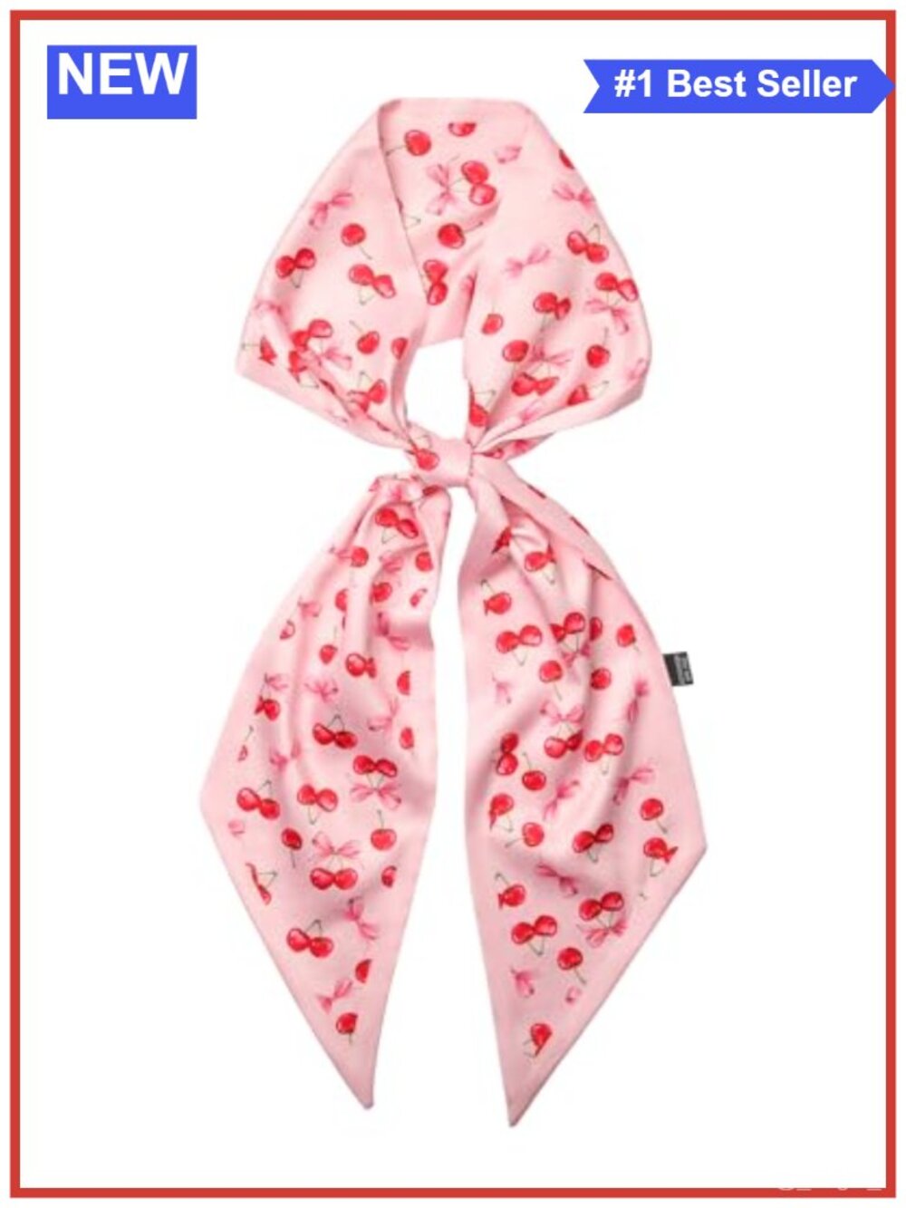 Satin Skinny Hair Scarf Purse Scarf for Handbags Long Thin Neck Scarf
